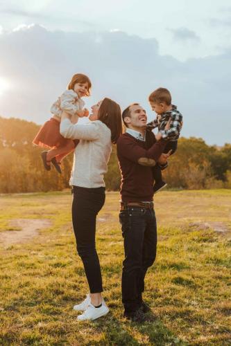 fotografía familia barcelona